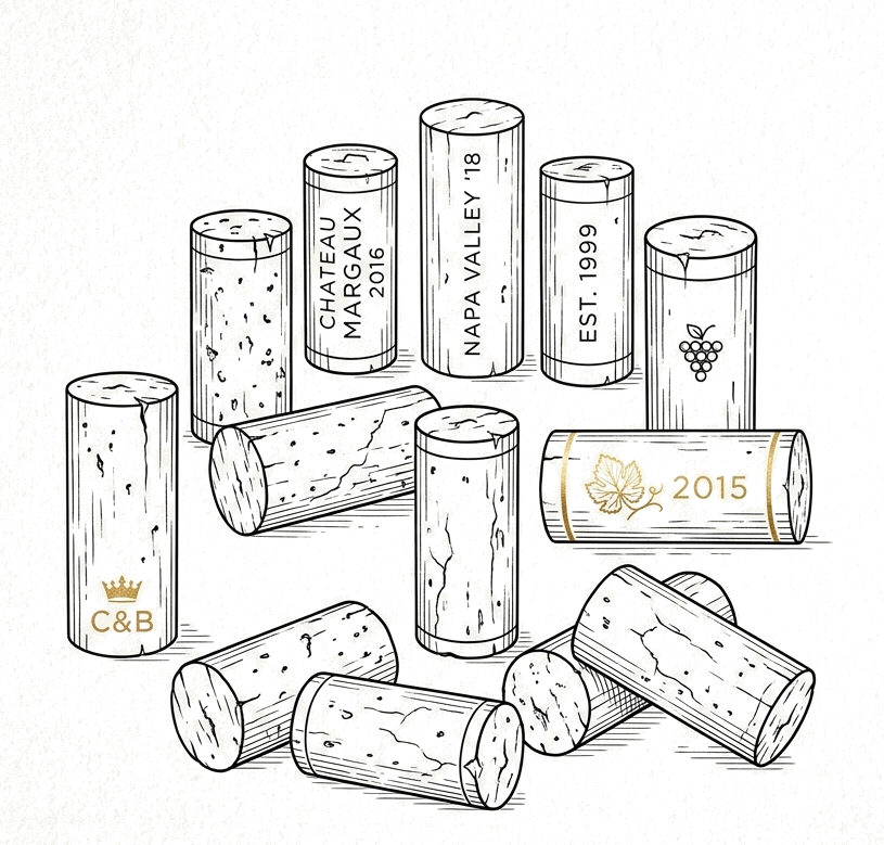 Illustration bouchons de liège