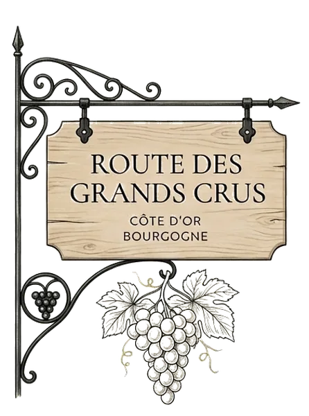 Illustration route des grands crus